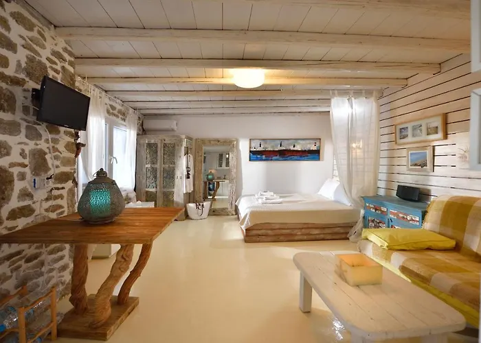 Princess 6 Private With Pool Panormos Вилла Панормос-Миконос